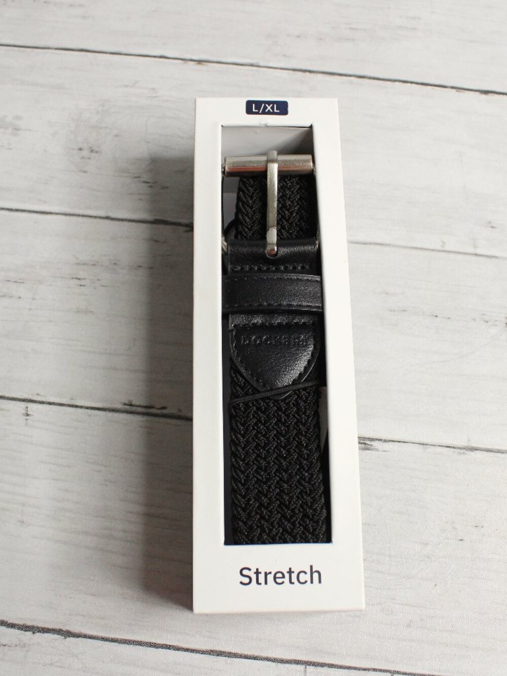 Dockers Men's Black Belt Size L XL Braided Woven Stretch